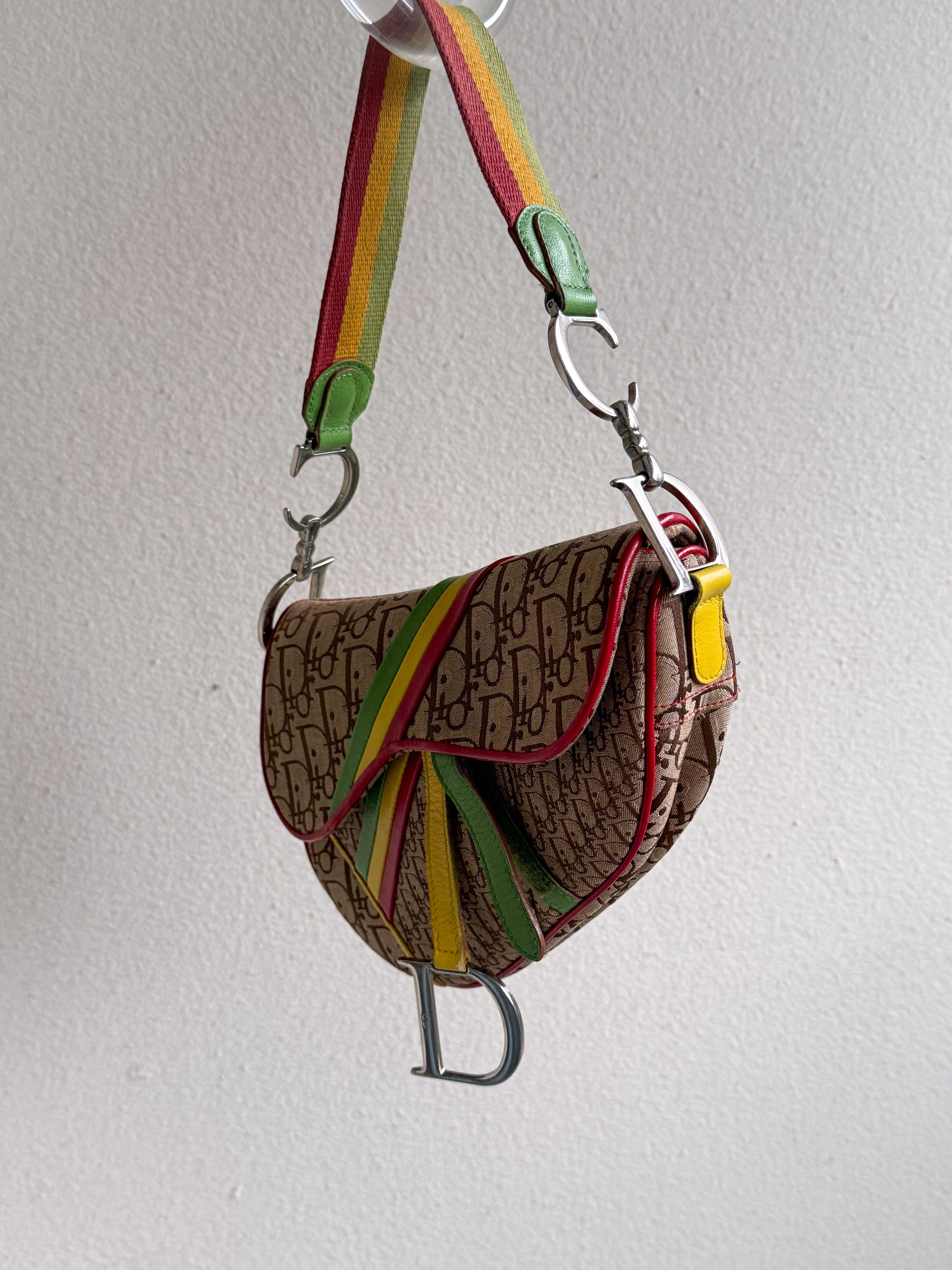 Christian Dior Pre-Owned Diorissimo Rasta Saddle