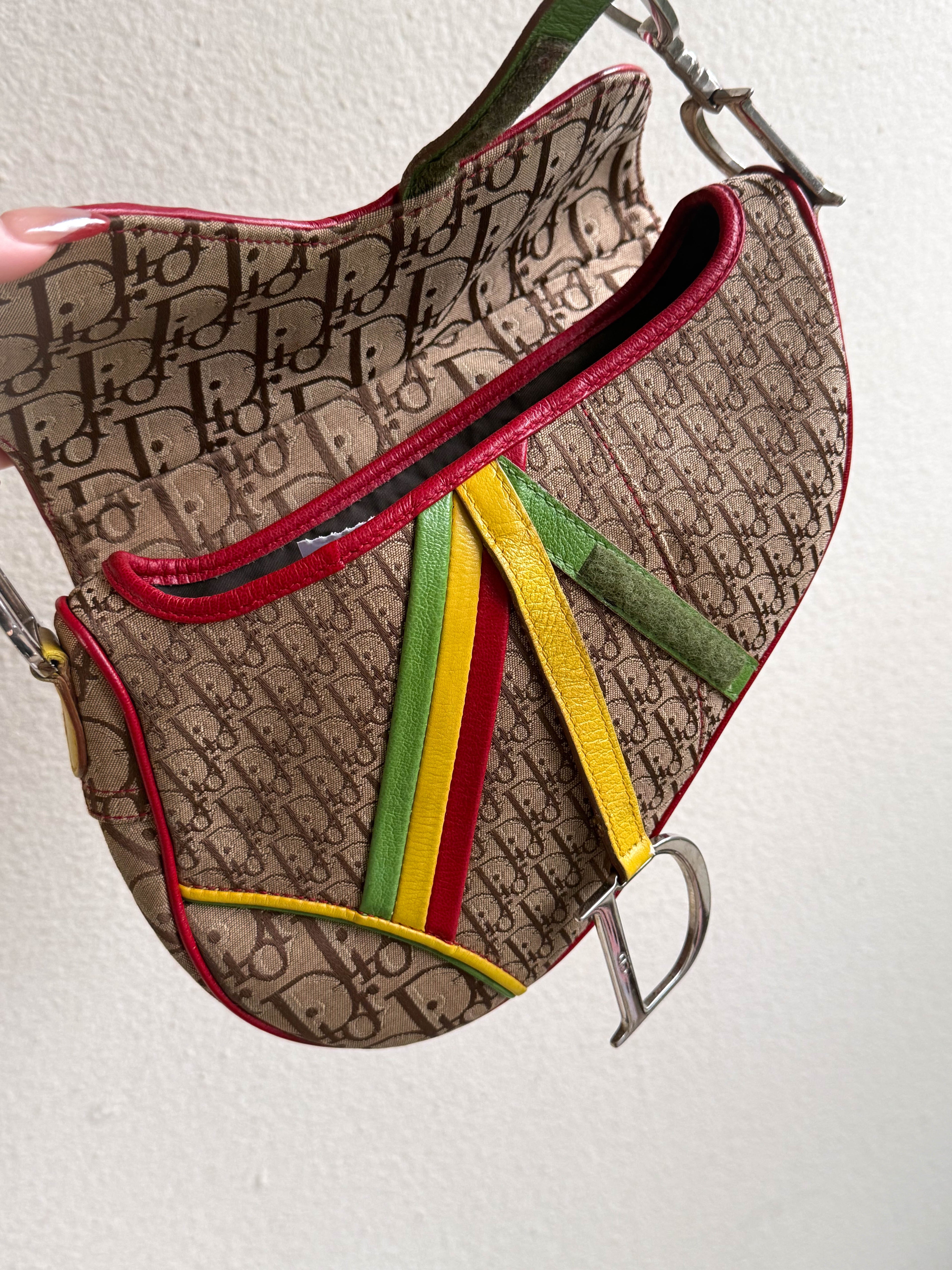 Christian Dior Pre-Owned Diorissimo Rasta Saddle