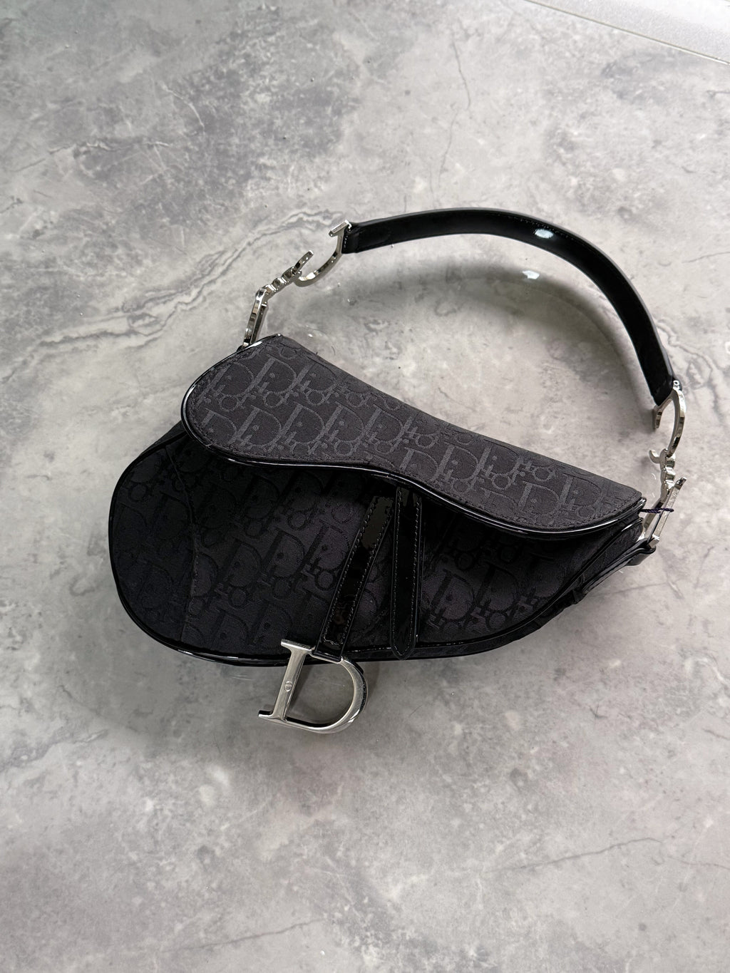Christian Dior Monogram Saddle Bag