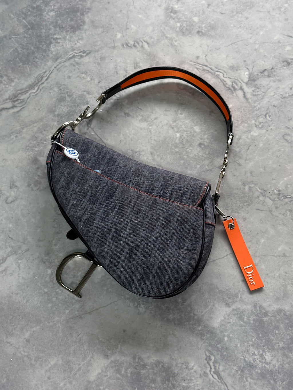 Christian Dior Authenticated Flight Saddle Bag