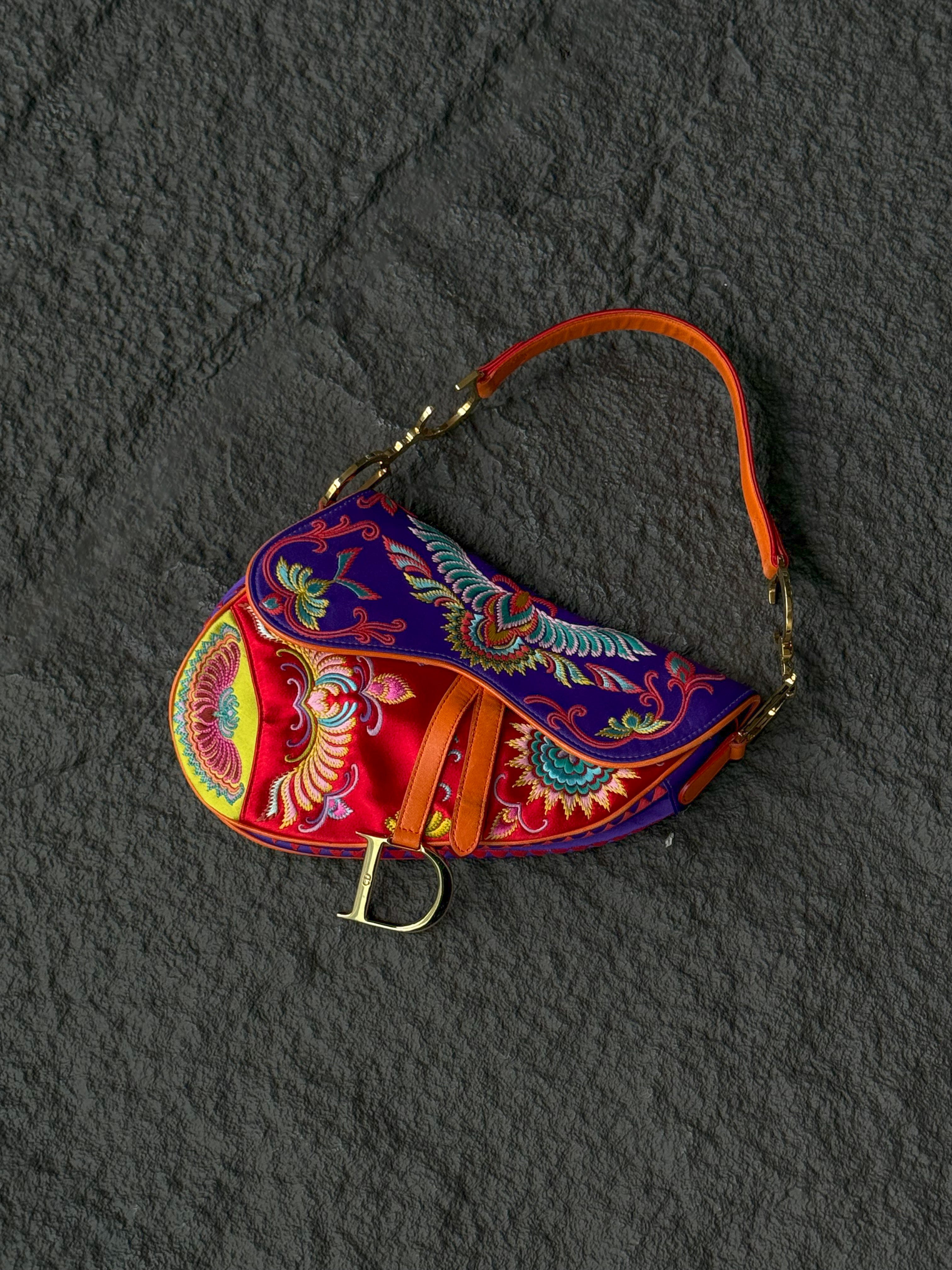 Christian Dior Shanghai Saddle Bag