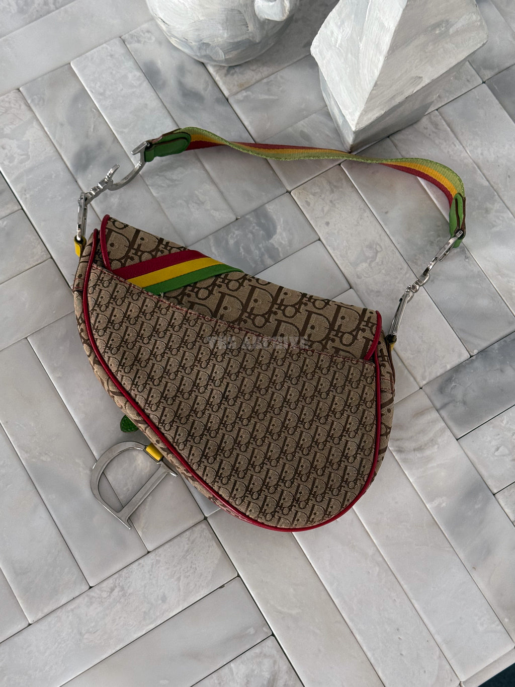 Dior Rasta Saddle Bag