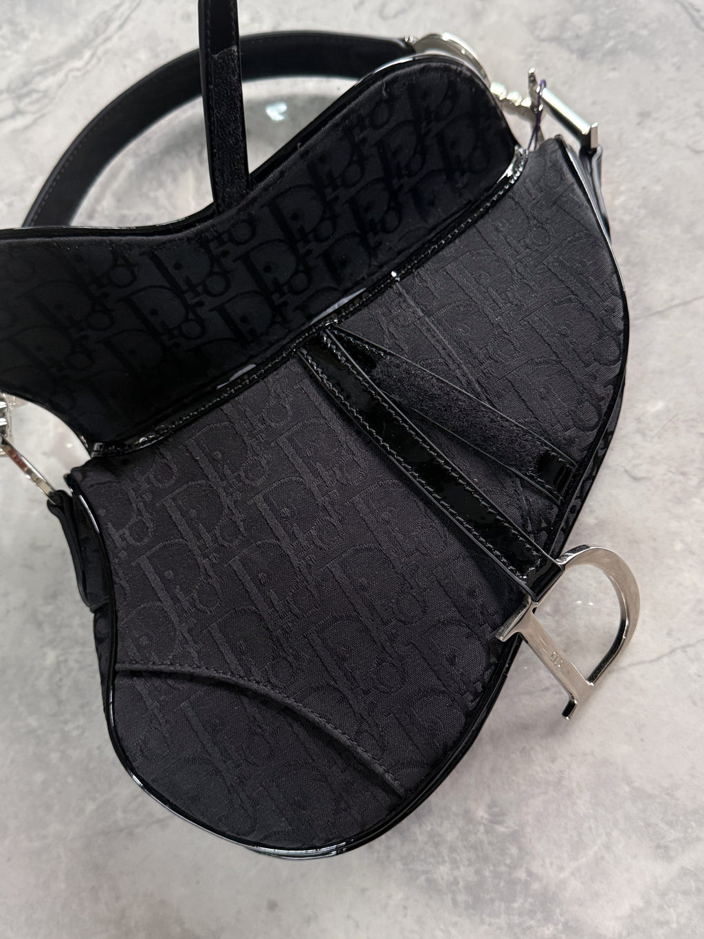 Christian Dior Monogram Saddle Bag