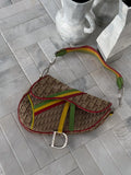 Dior Rasta Saddle Bag