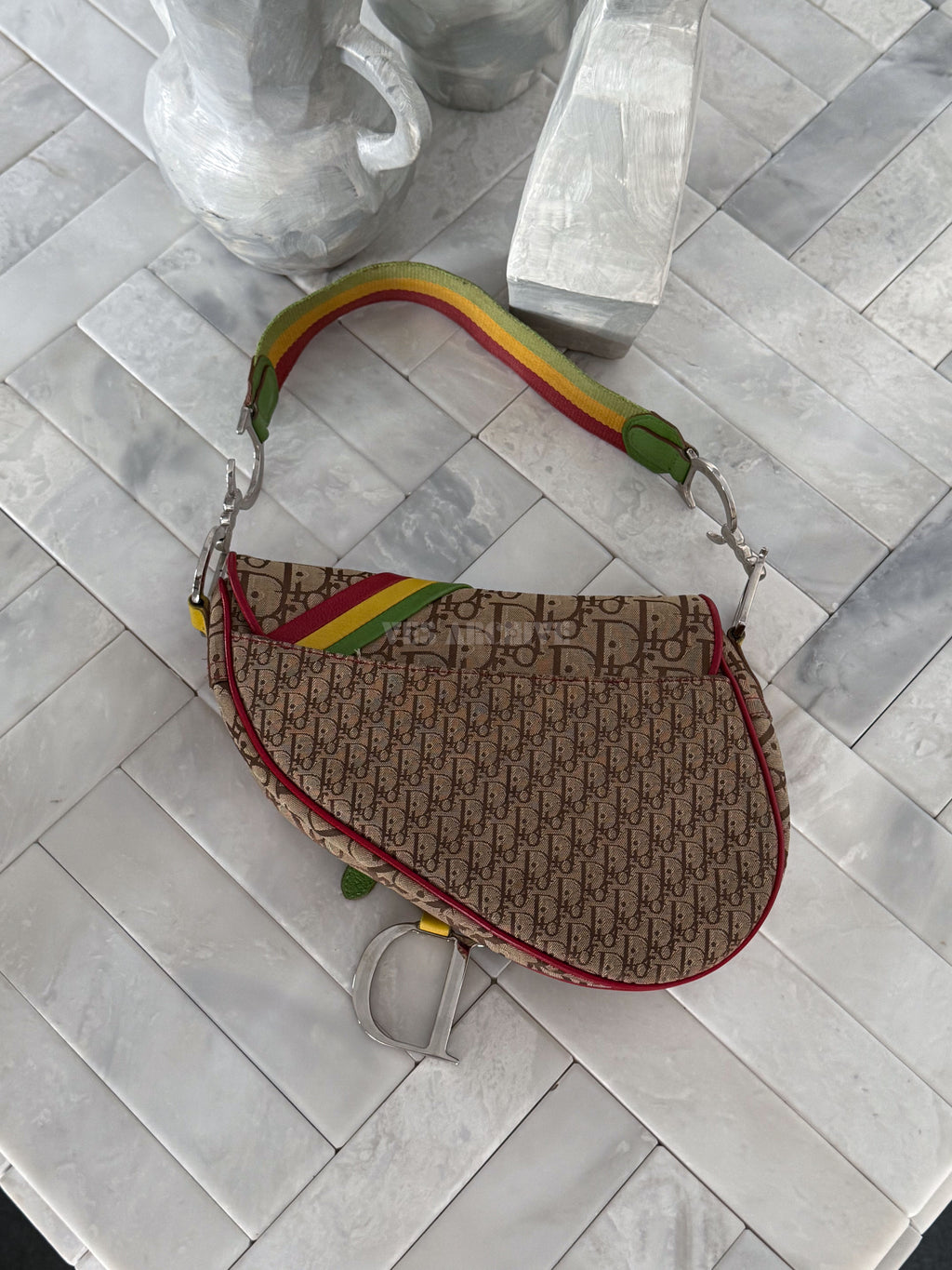 Dior Rasta Saddle Bag