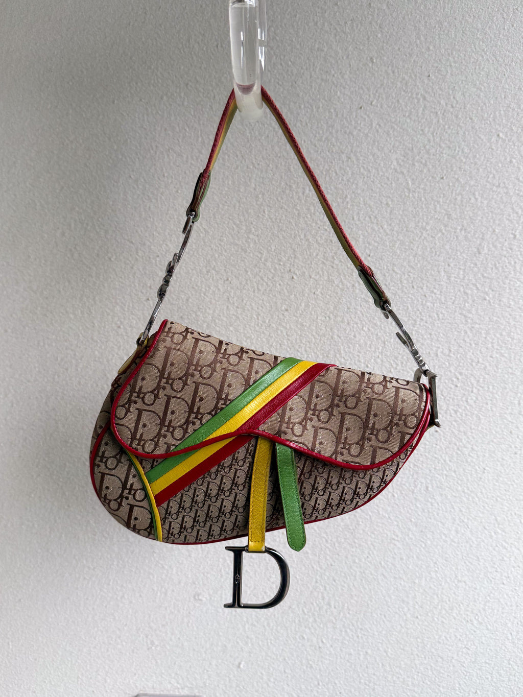 Christian Dior Pre-Owned Diorissimo Rasta Saddle