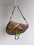 Christian Dior Pre-Owned Diorissimo Rasta Saddle