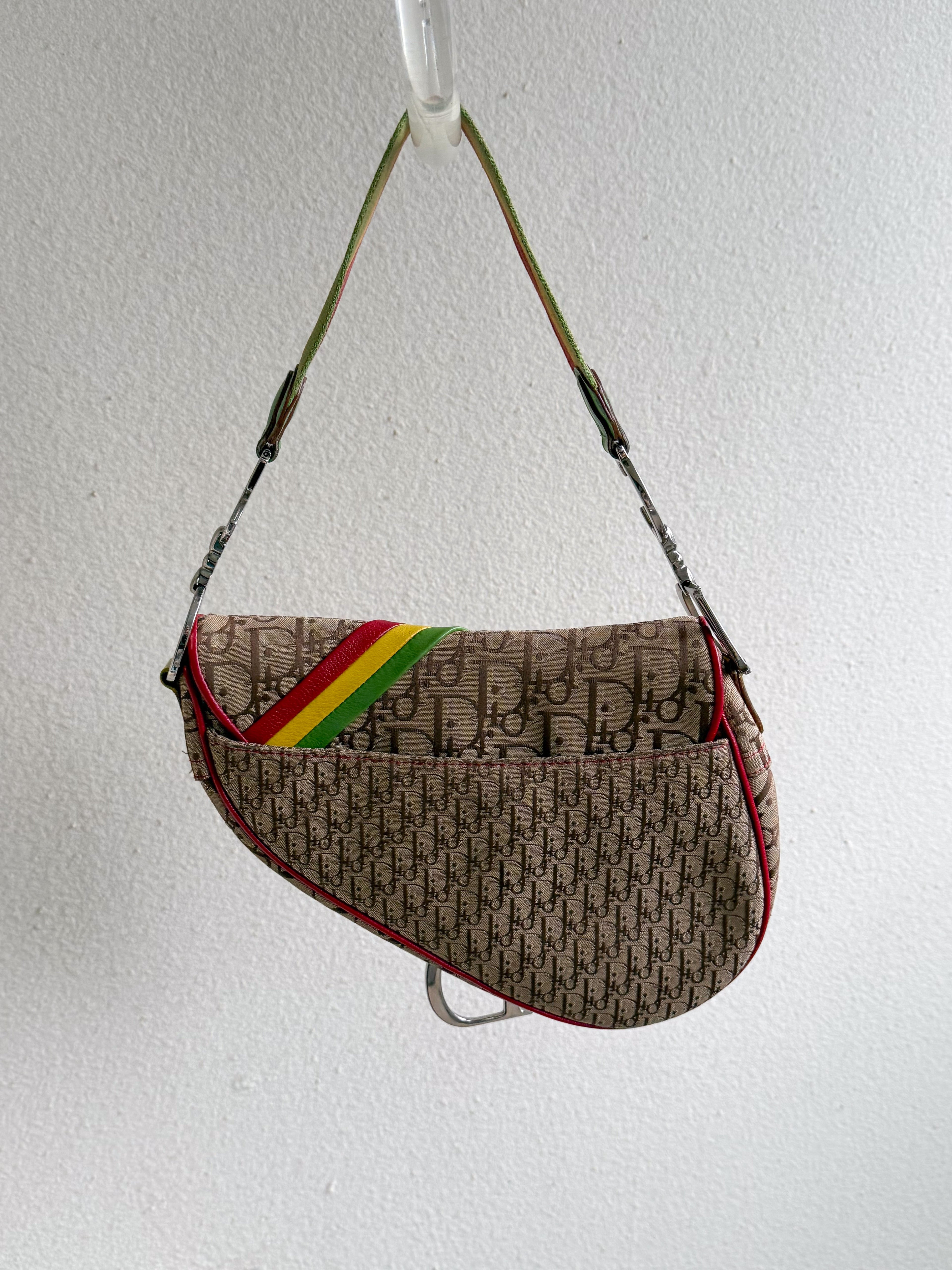 Christian Dior Pre-Owned Diorissimo Rasta Saddle