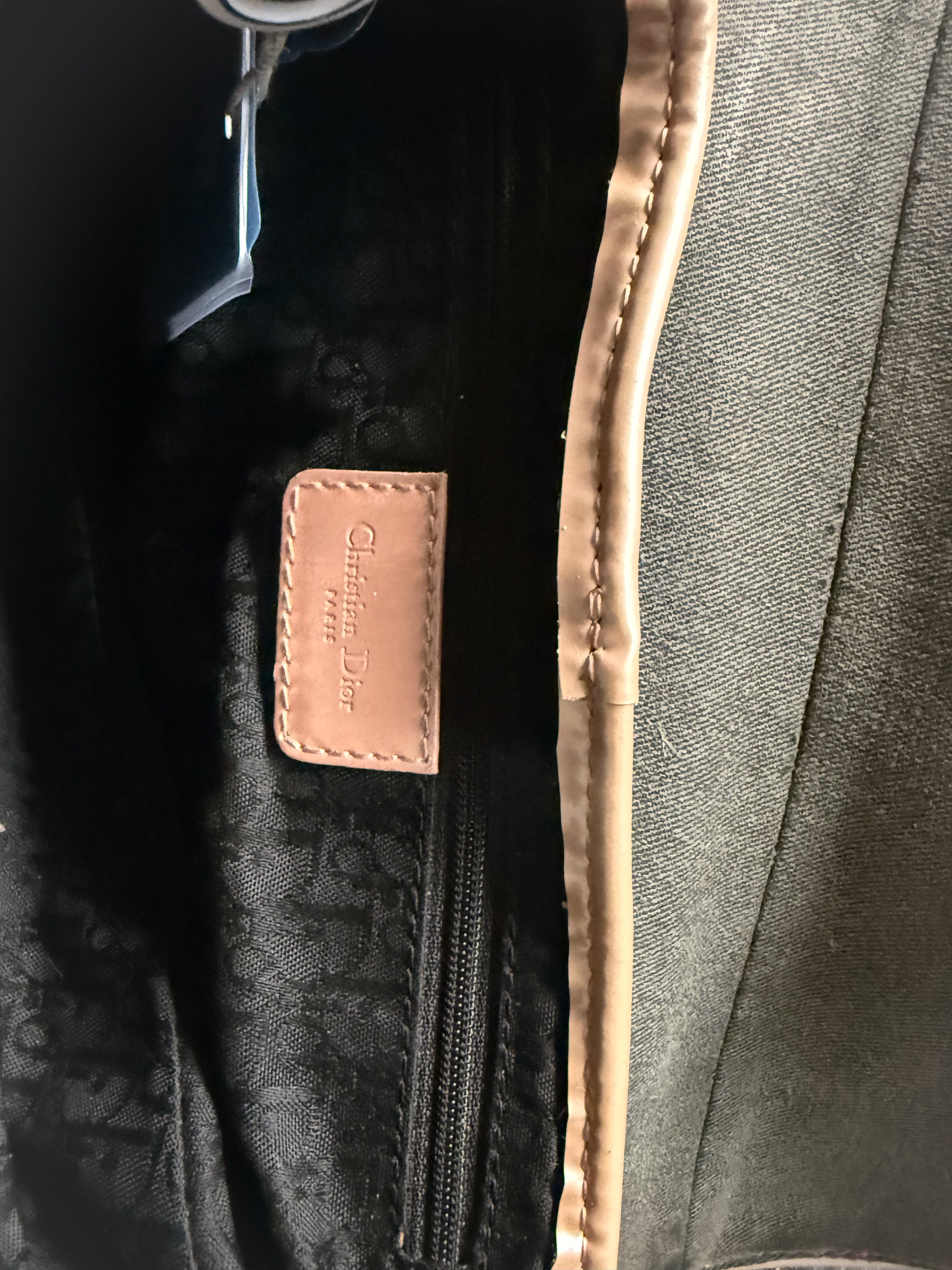 Dior Vintage Saddle Bag Denim