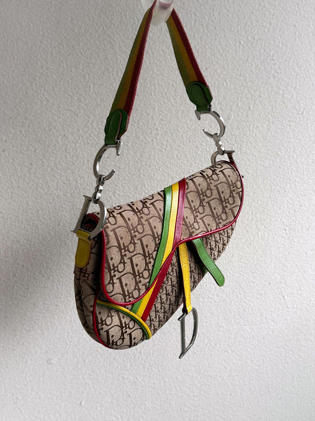Christian Dior Pre-Owned Diorissimo Rasta Saddle