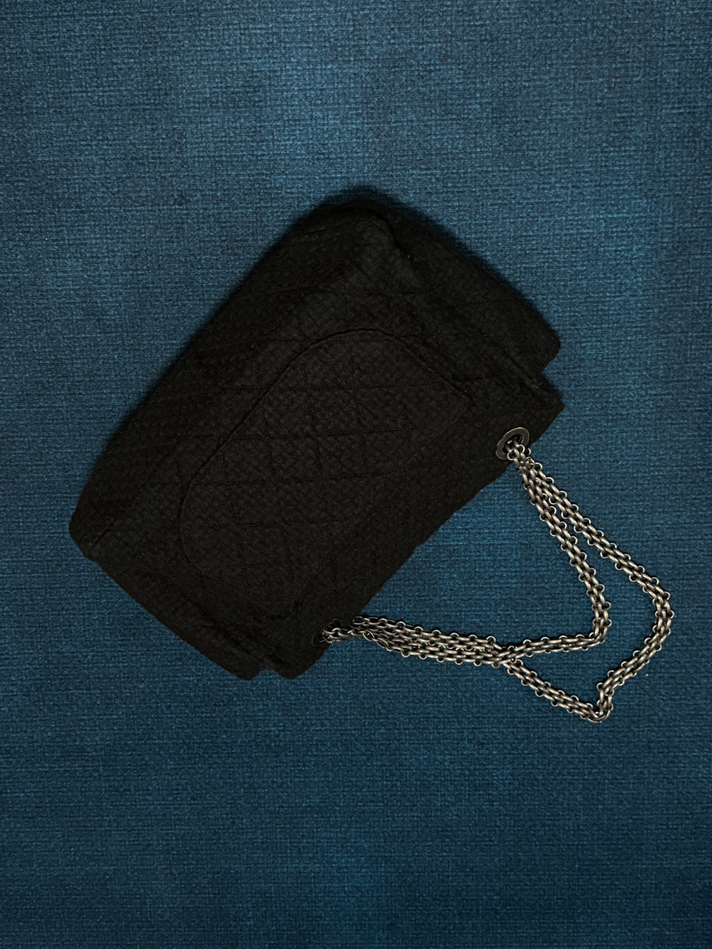 Chanel XXL 2.55 Reissue Tweed Flap Bag