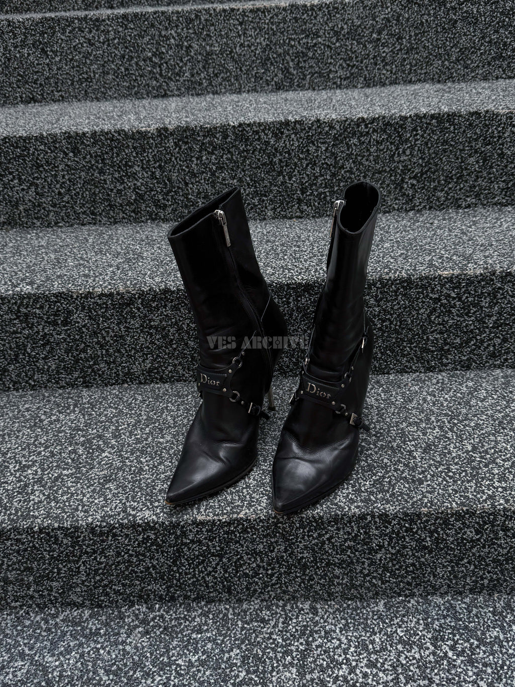 Christian Dior by John Galliano Bondage Ankle Boots, 2003