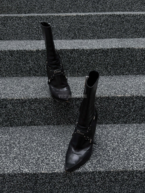 Christian Dior by John Galliano Bondage Ankle Boots, 2003