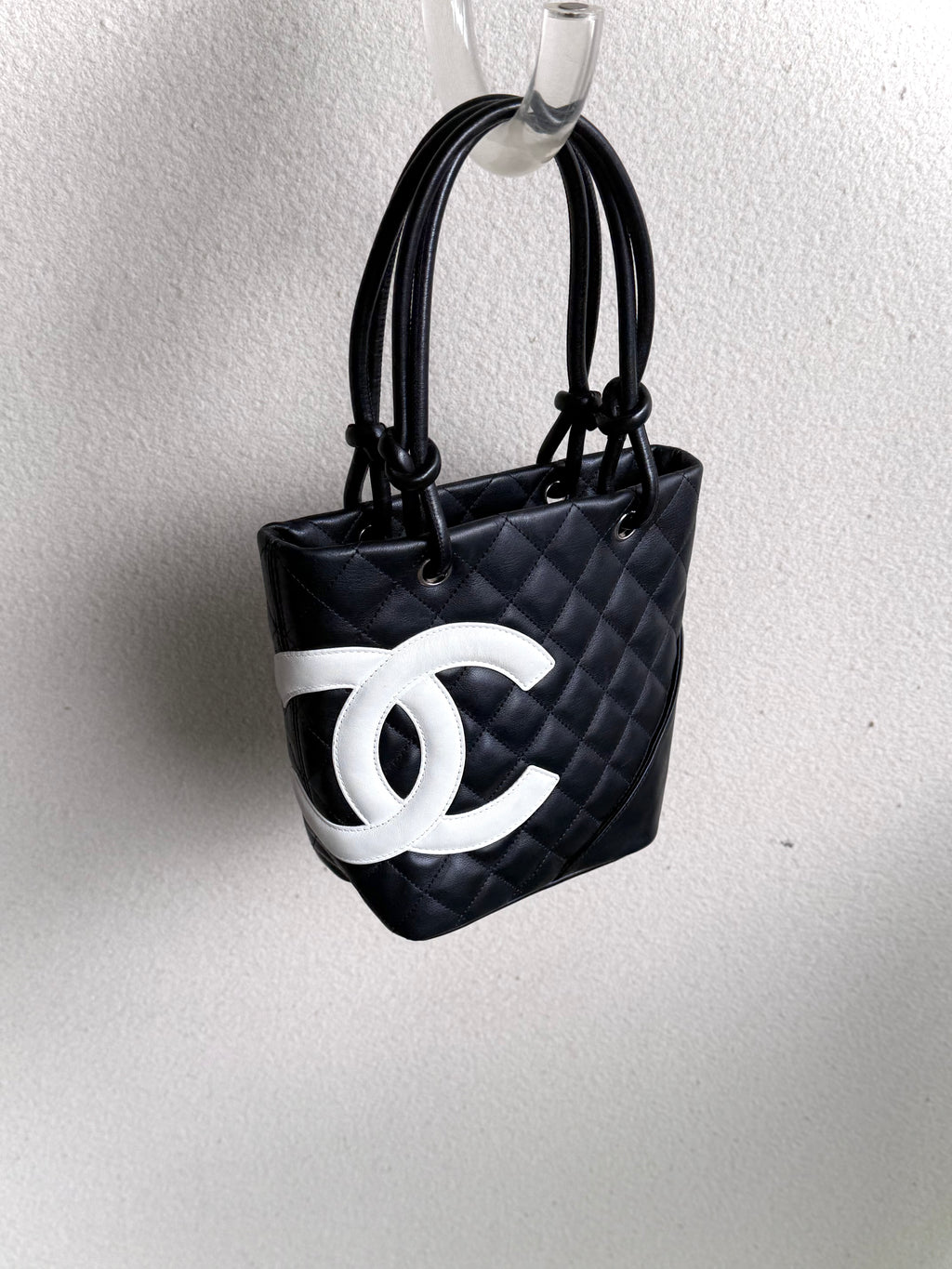 Chanel Mini Black & White Cambon handbag