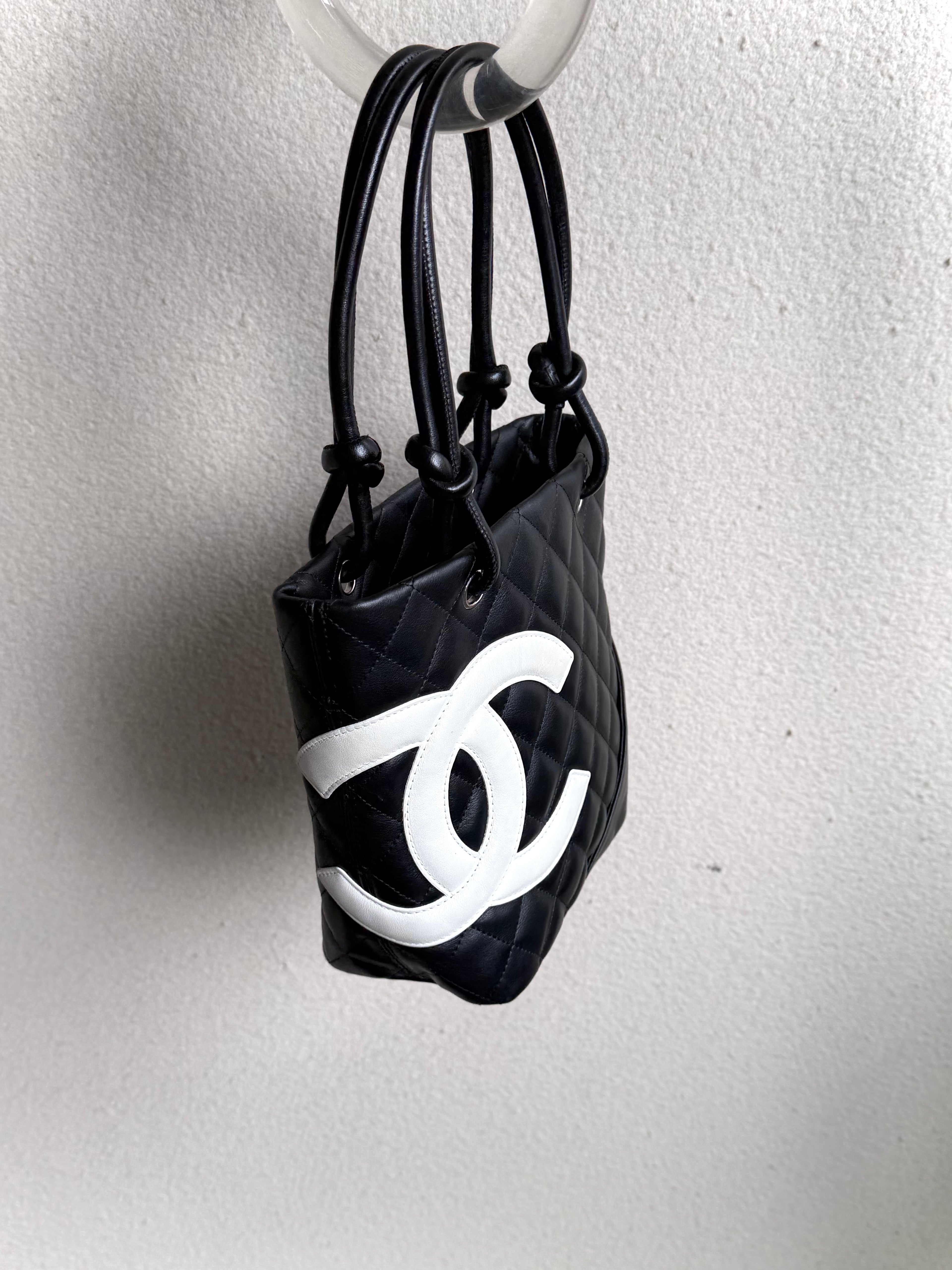 Chanel Mini Black & White Cambon handbag