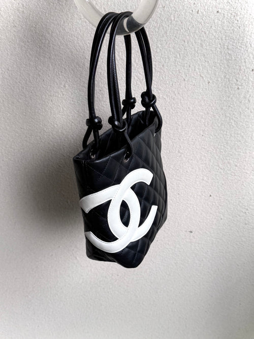 Chanel Mini Black & White Cambon handbag