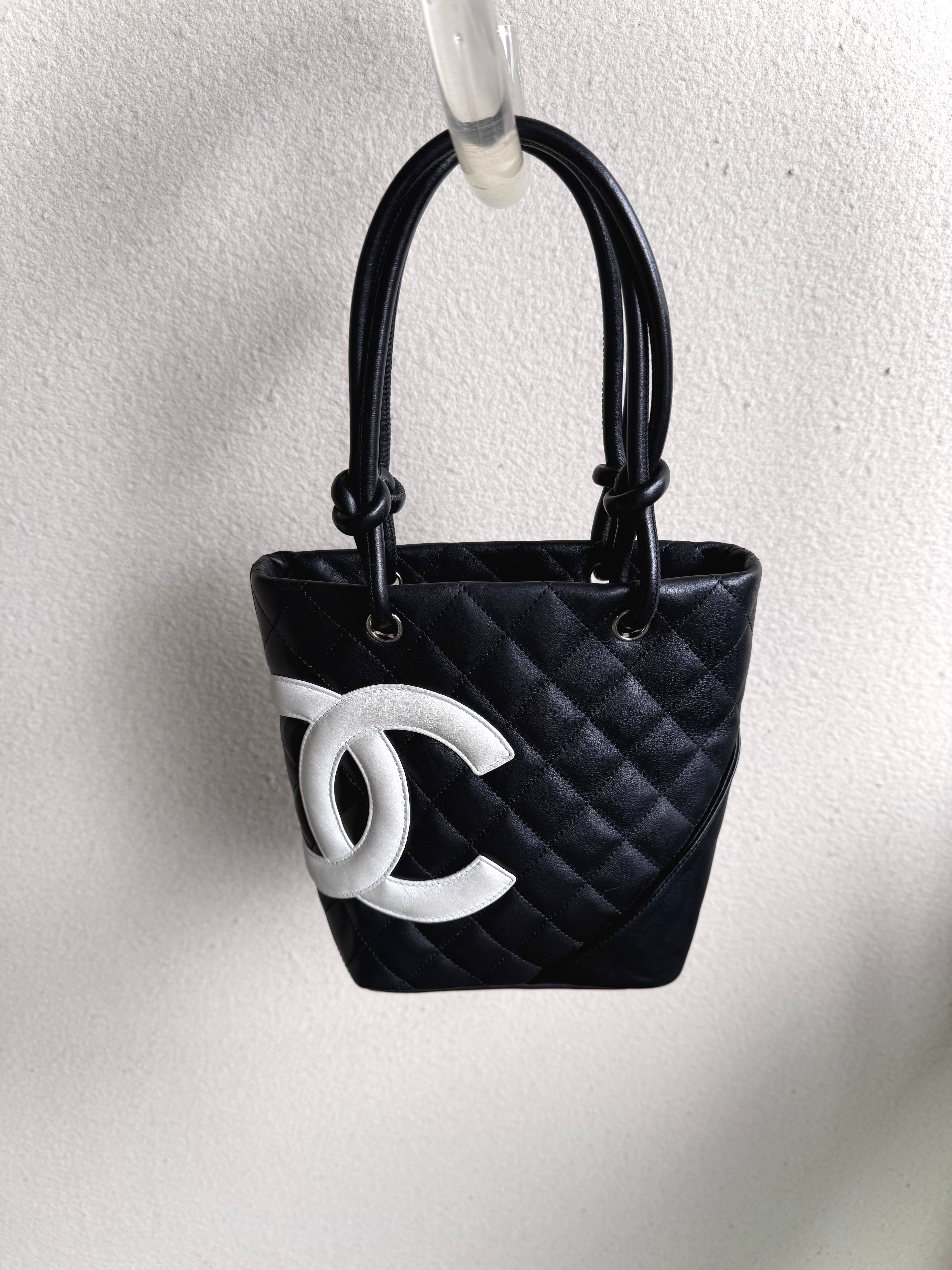 Chanel Mini Black & White Cambon handbag