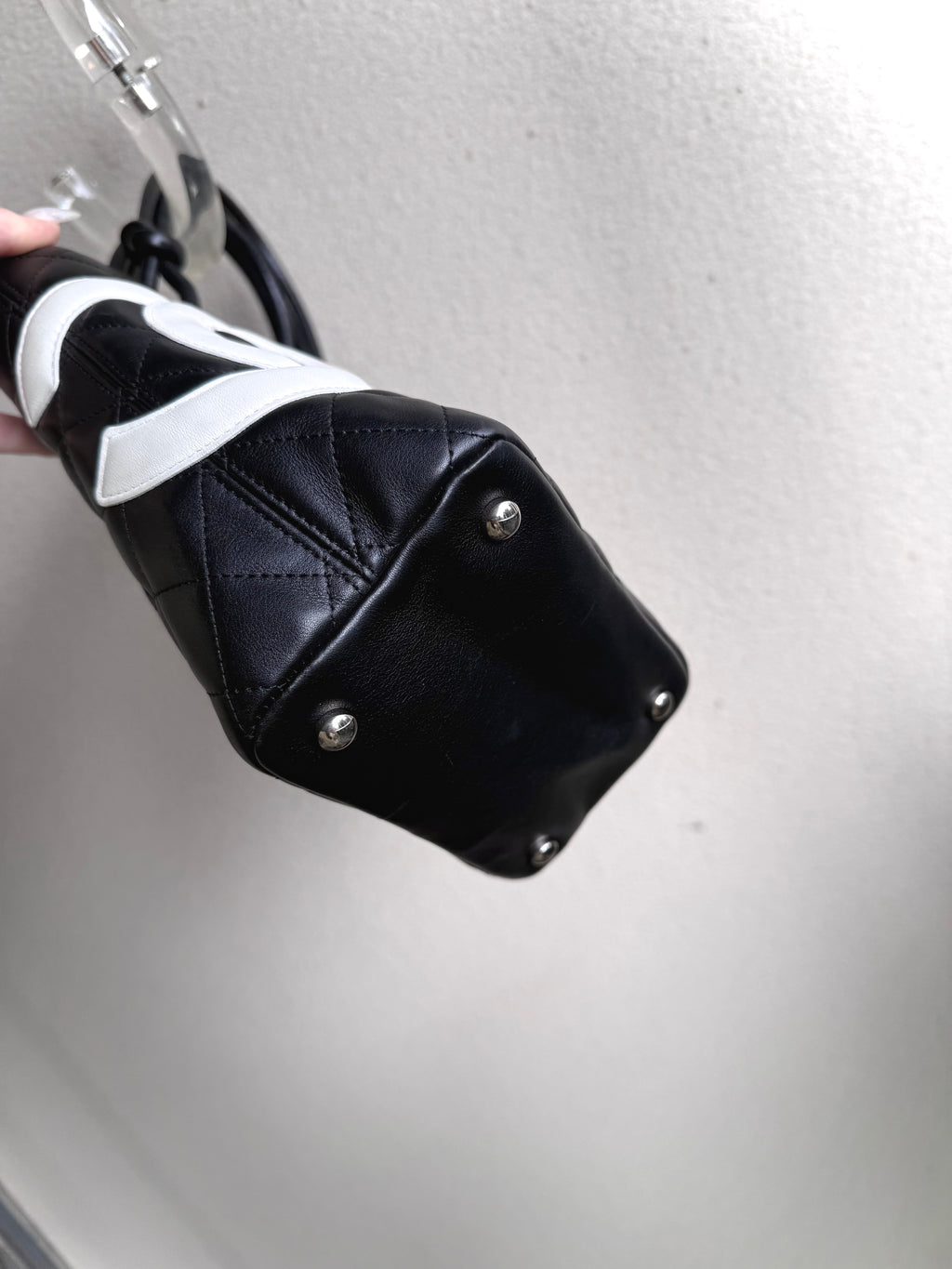 Chanel Mini Black & White Cambon handbag