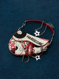 Christian Dior Limited Edition "Hardcore" Pierced Saddle Bag