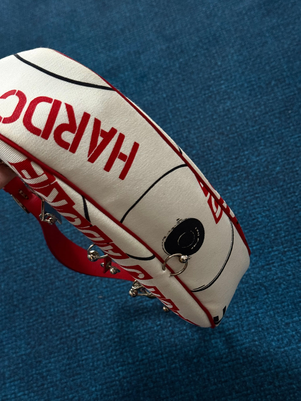 Dior Hardcore Record Graffiti Shoulder Bag