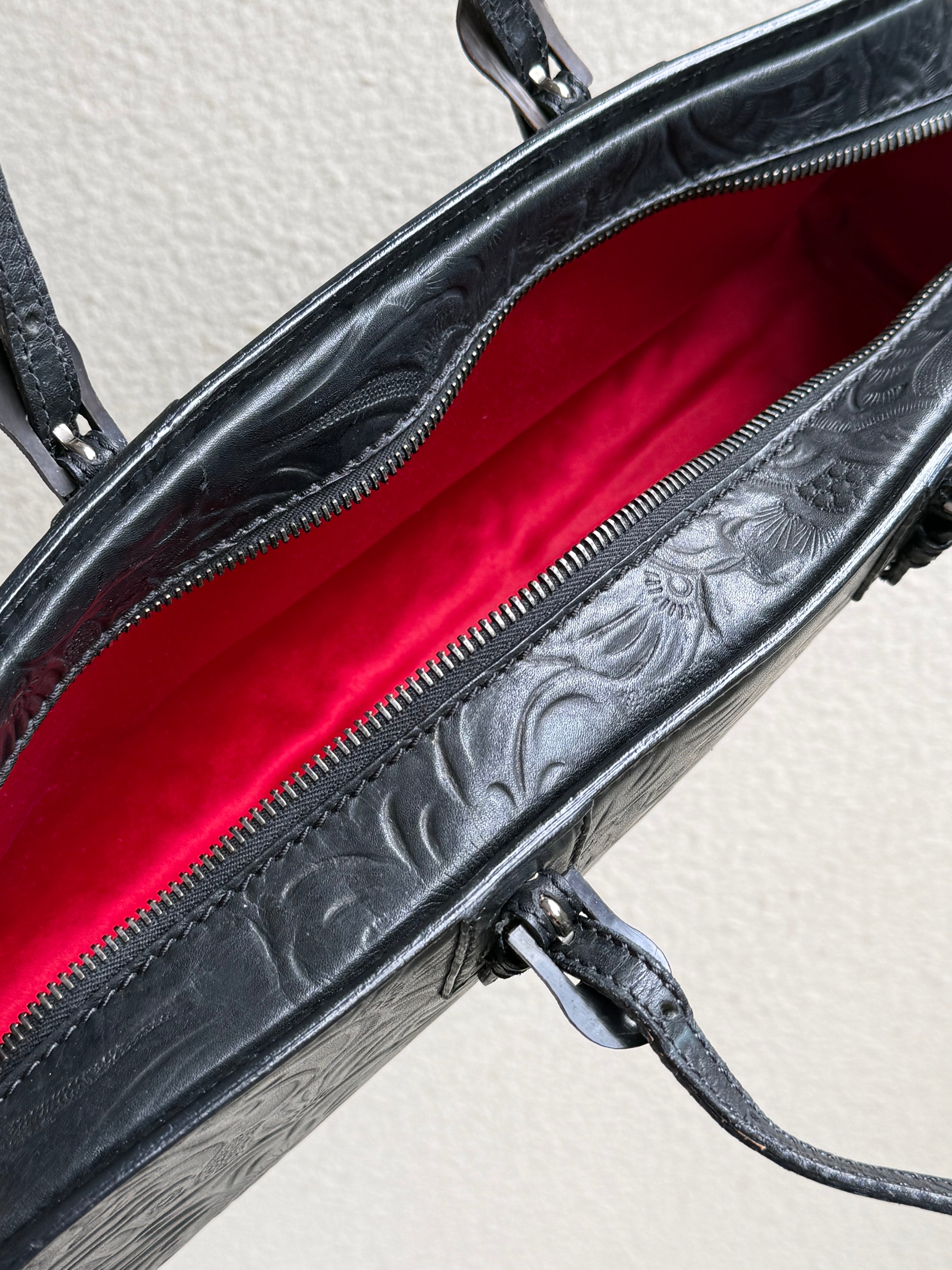 Fendi Vintage Floral Embossed Bag