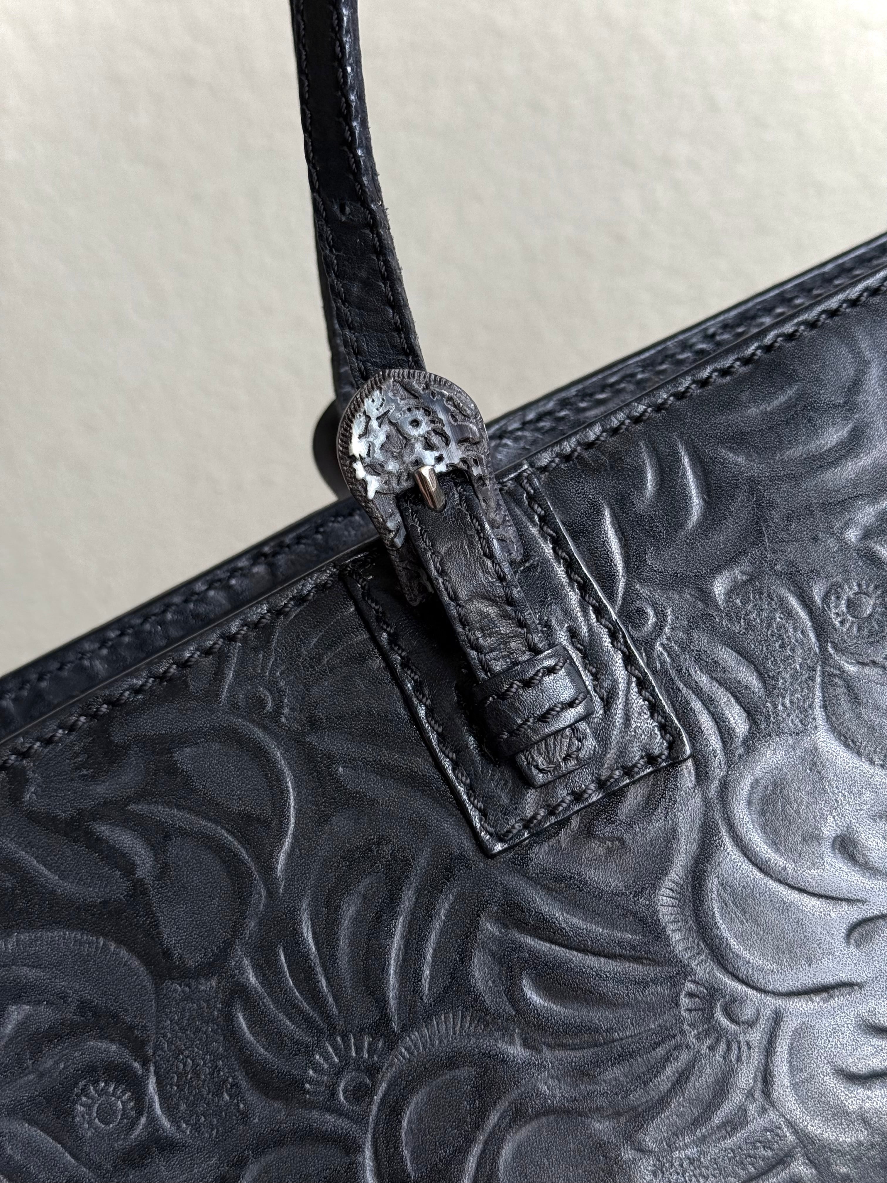 Fendi Vintage Floral Embossed Bag