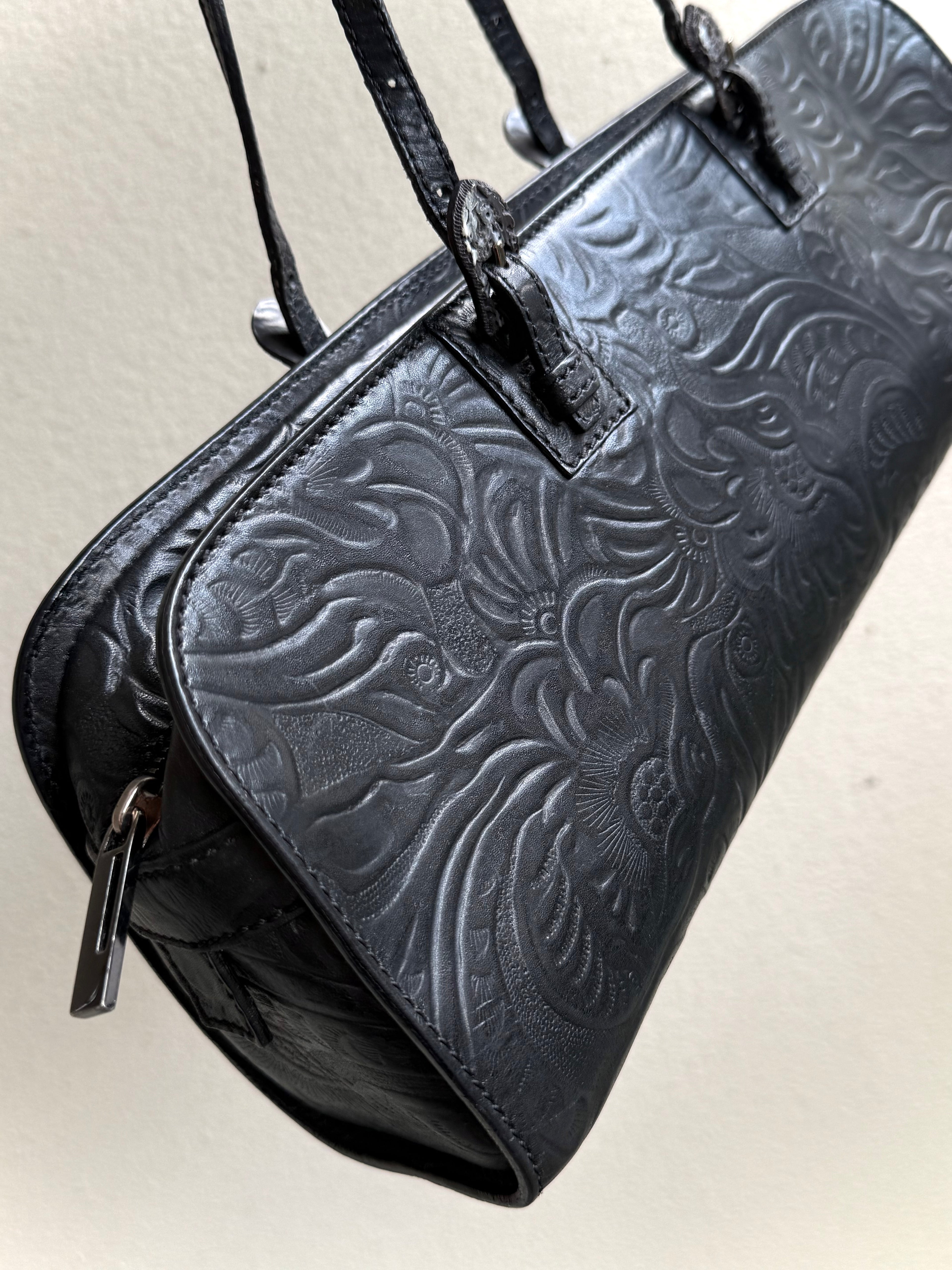 Fendi Vintage Floral Embossed Bag
