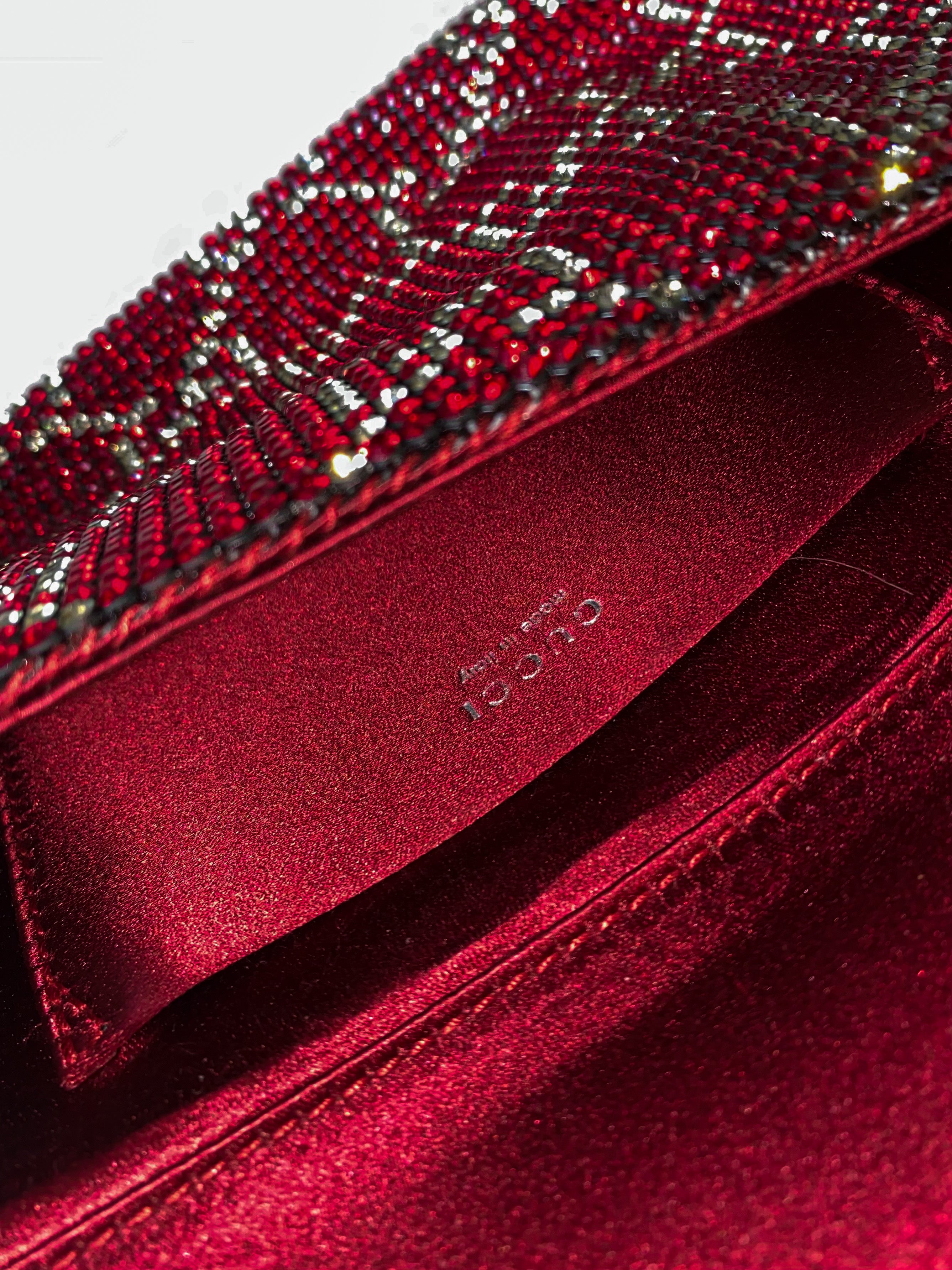 Gucci 1998 S/S by Tom Ford — an exceptional fully crystal-embellished evening clutch