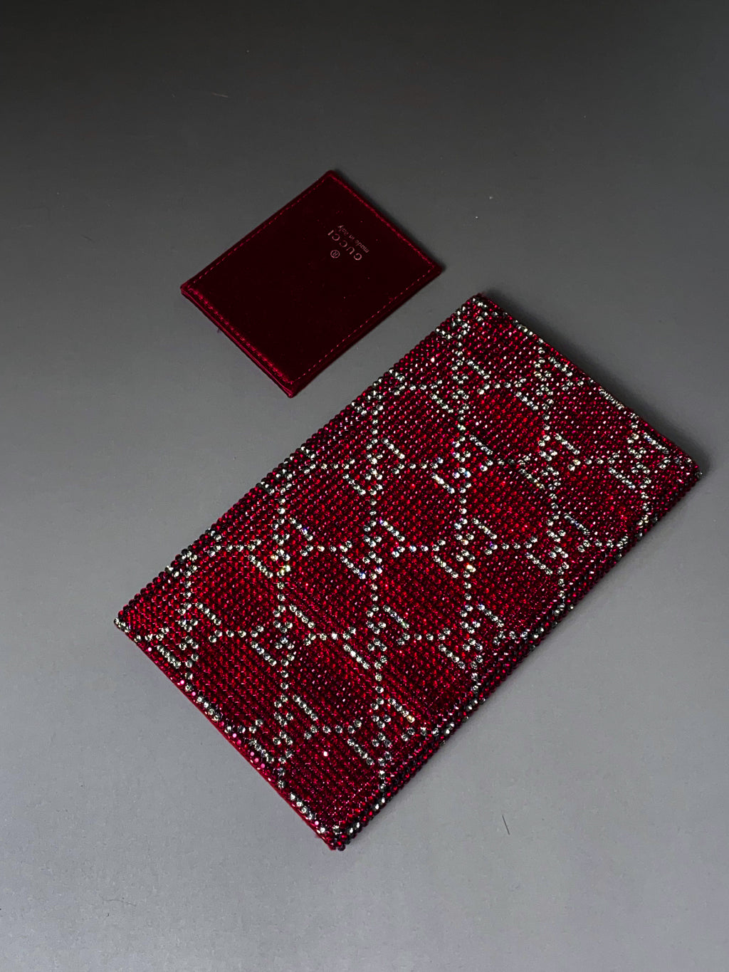 Gucci 1998 S/S by Tom Ford — an exceptional fully crystal-embellished evening clutch